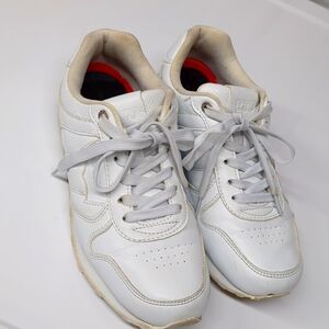 Levi’s White Sneakers with Silver Details